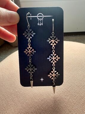 While Odin Sleeps Earrings